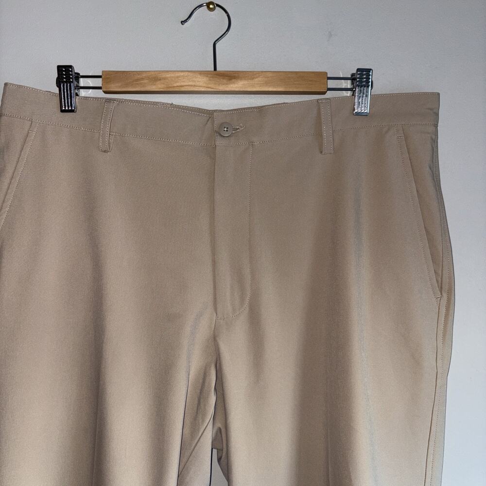 Footjoy Pants Mens beige tan Golf Chino Straight 36x30 Performance FJ Wicking